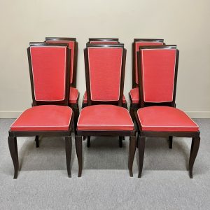 1940's French Art Deco Chairs - Set of 6 1940's French Art Deco Chairs - Set of 6