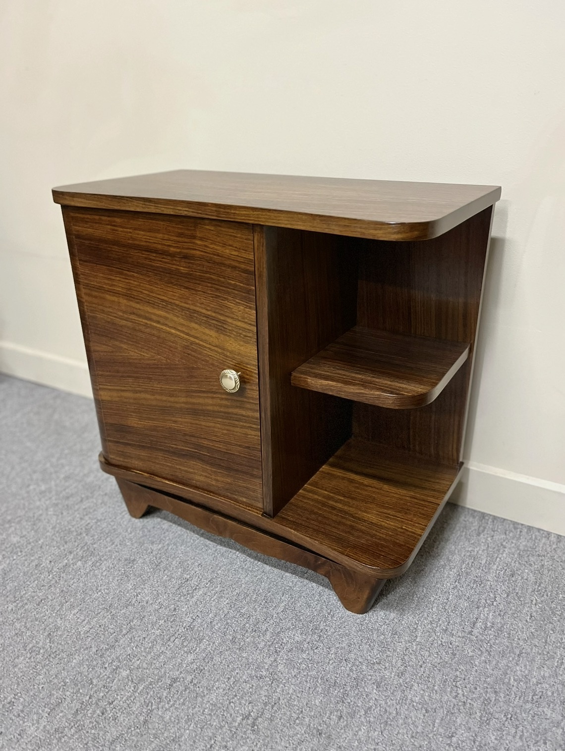 1940's French Rosewood Bedside Cabinets 1940's French Rosewood Bedside Cabinets