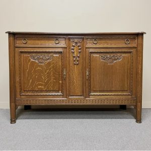 French Louis XVI Style Oak Buffet, c.1900 French Louis XVI Style Oak Buffet, c.1900