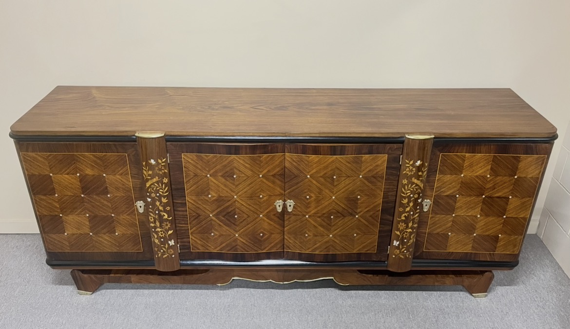 1940's French Art Deco Buffet attributed to Jules Leleu 1940's French Art Deco Buffet attributed to Jules Leleu