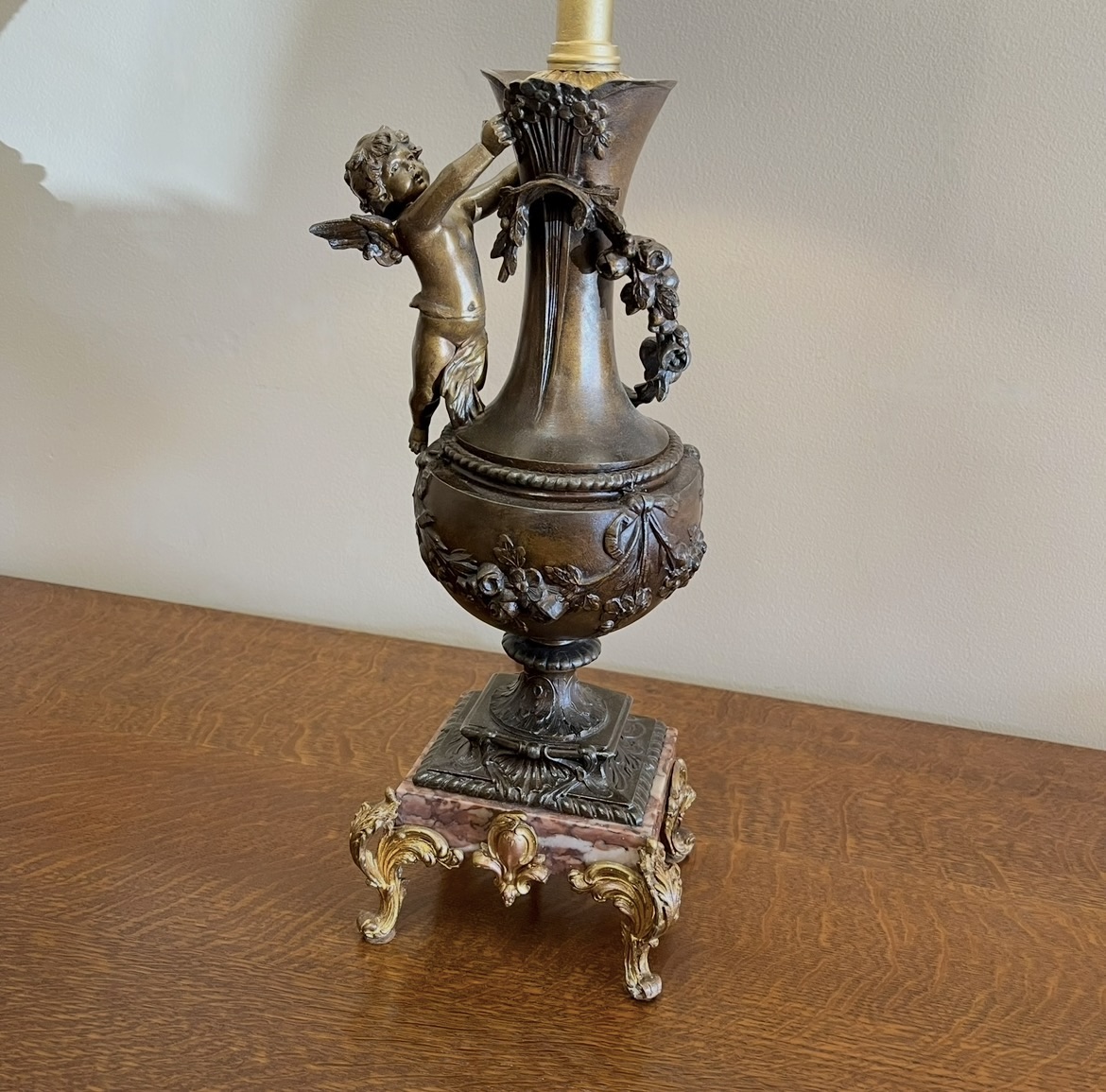 French Neoclassical Figural Lamp French Neoclassical Figural Lamp