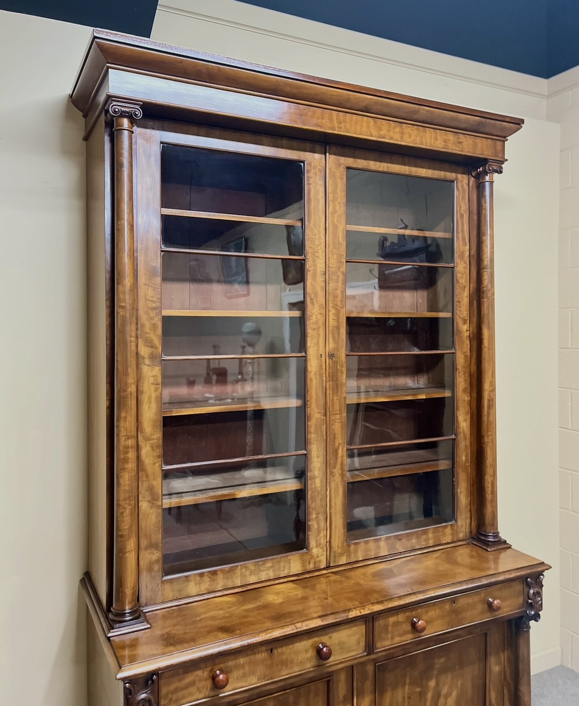 Fine English Mahogany Bookcase c.1840 Fine English Mahogany Bookcase c.1840