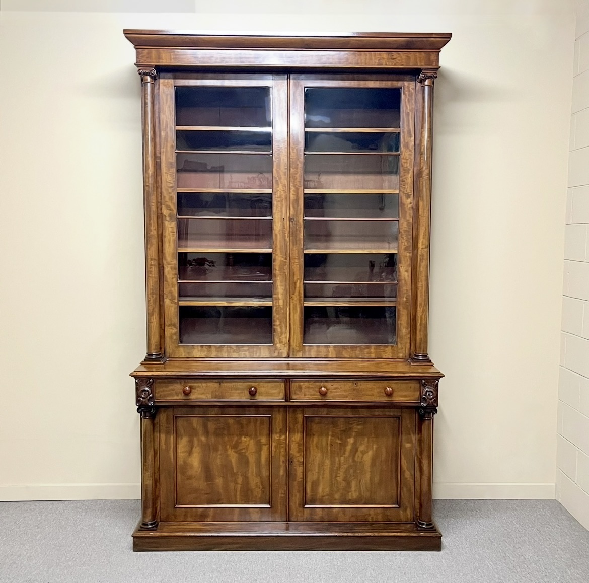 Fine English Mahogany Bookcase c.1840 Fine English Mahogany Bookcase c.1840