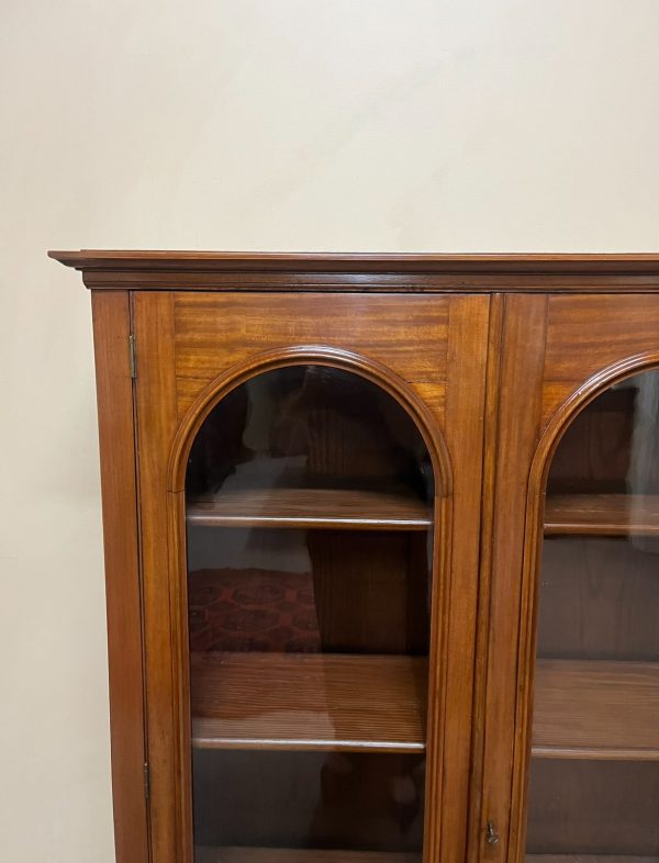Small Victorian Cedar 2-door Bookcase