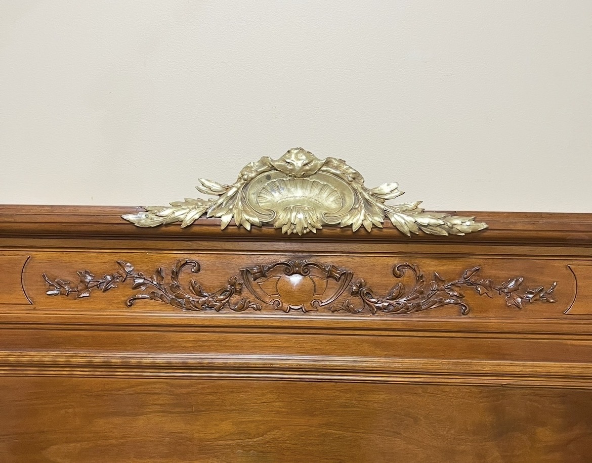 Late 19th Century French Queen Size Bed Late 19th Century French Queen Size Bed
