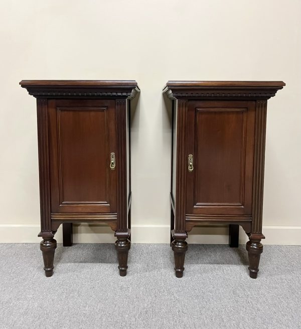 Pair of Mahogany Bedside Cabinets