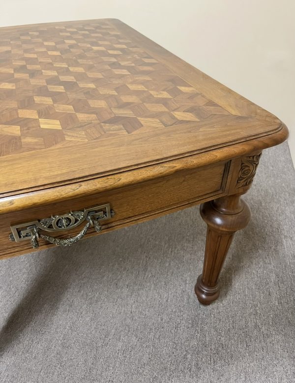 19th Century French Parquetry & Ormolu Table