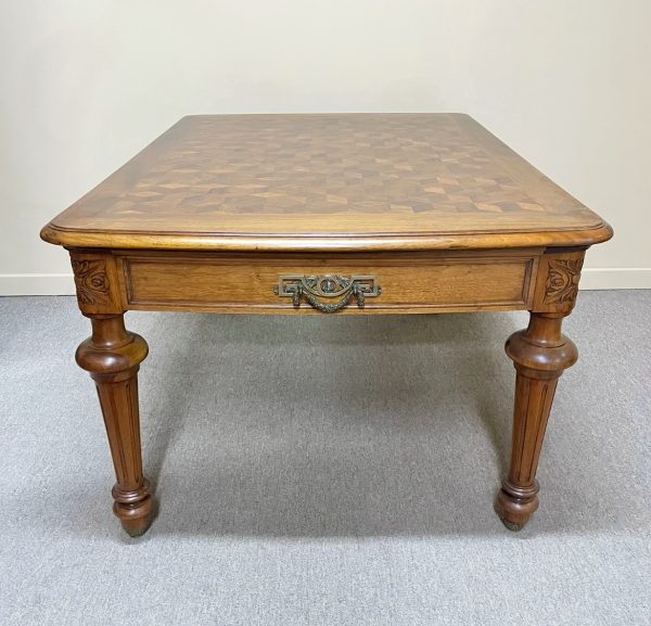 19th Century French Parquetry & Ormolu Table