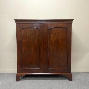 Mahogany Two Door Press Cupboard