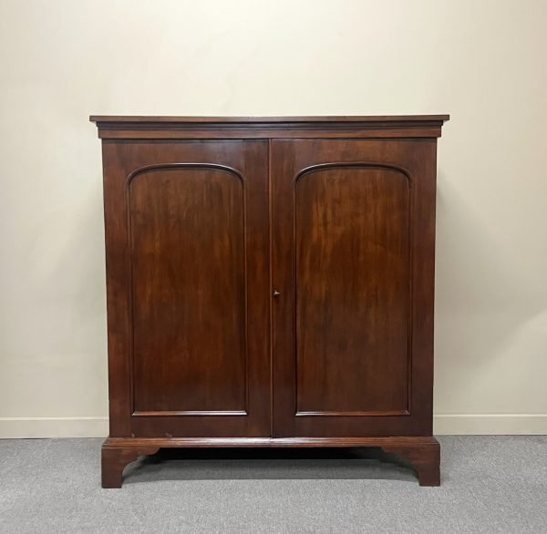 Mahogany Two Door Press Cupboard