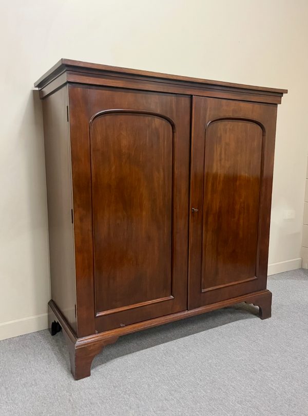 Mahogany Two Door Press Cupboard