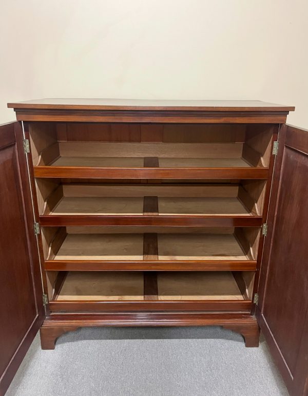 Mahogany Two Door Press Cupboard