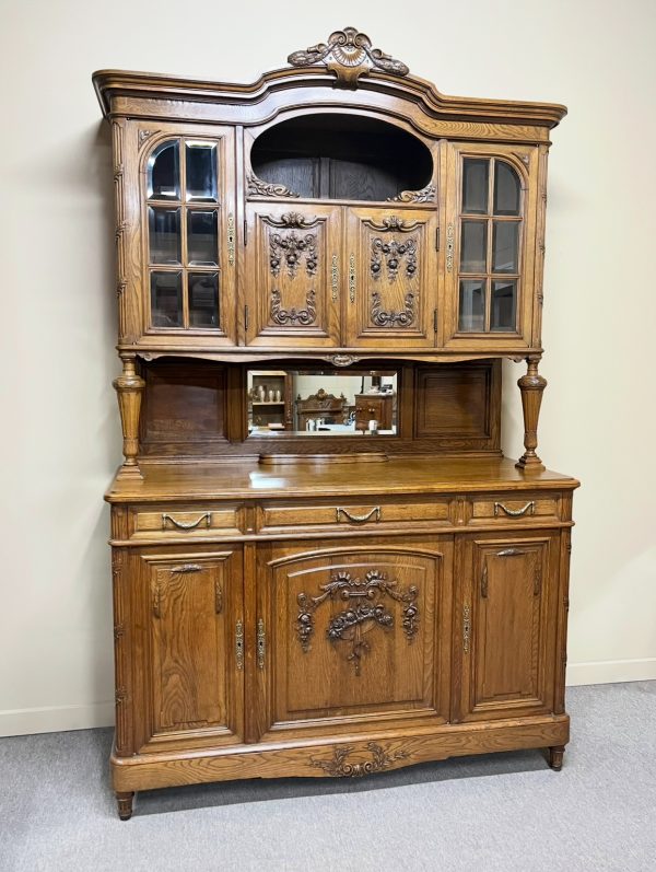 French Oak Louis XVI Style Buffet, c.1900