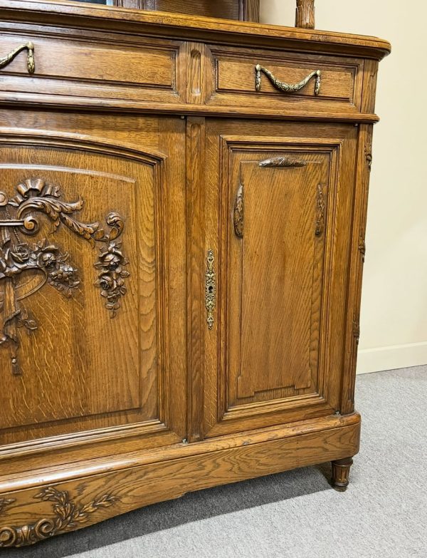 French Oak Louis XVI Style Buffet, c.1900
