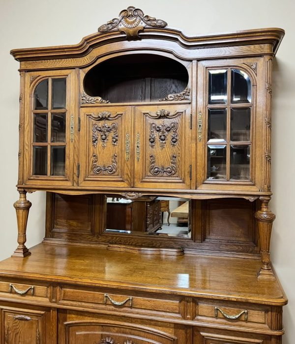 French Oak Louis XVI Style Buffet, c.1900