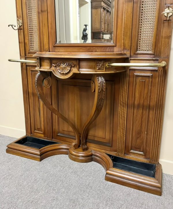 Fine French Walnut Hallstand