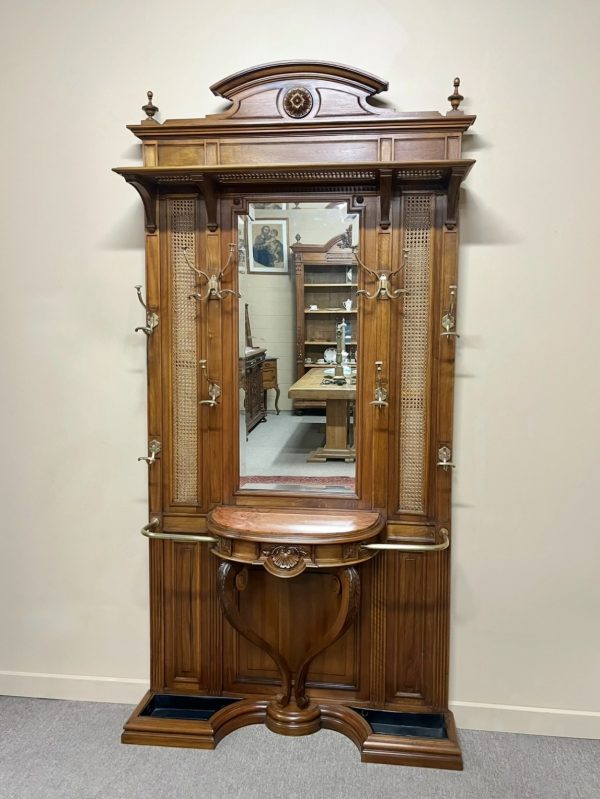 Fine French Walnut Hallstand