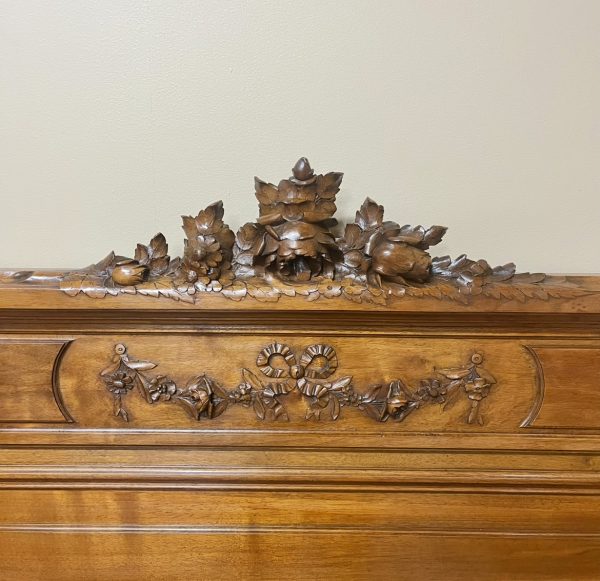 Pair Of French Walnut King Single Beds