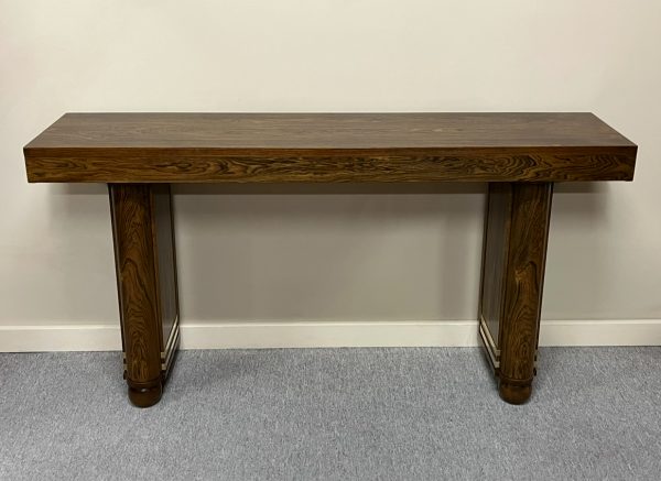 French Art Deco Twin Pedestal Console