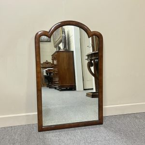 19th Century Arched Mahogany Mirror