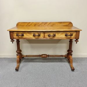 19th Century English Satin Birch Sofa Table