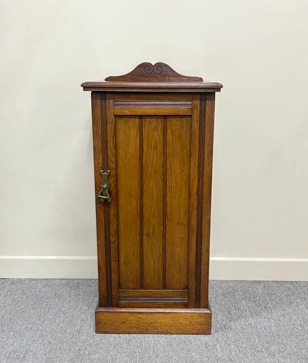 Edwardian Walnut Bedside Cabinet