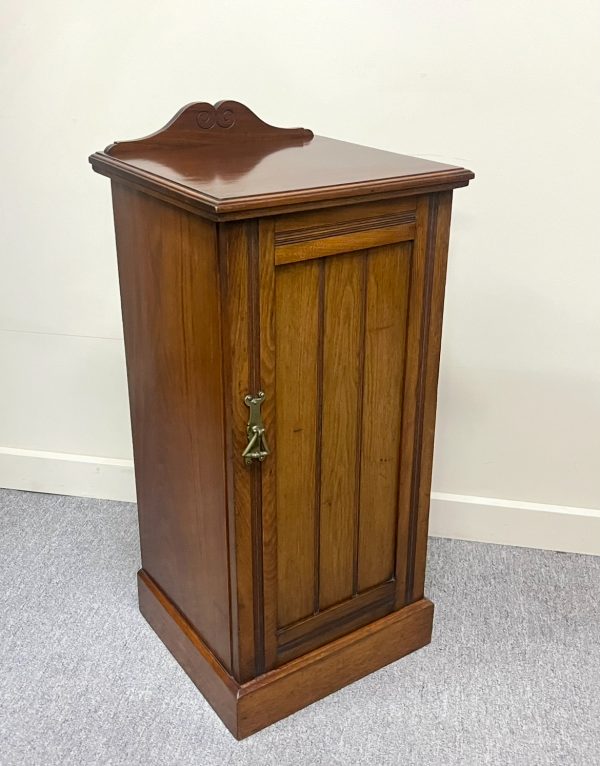 Edwardian Walnut Bedside Cabinet