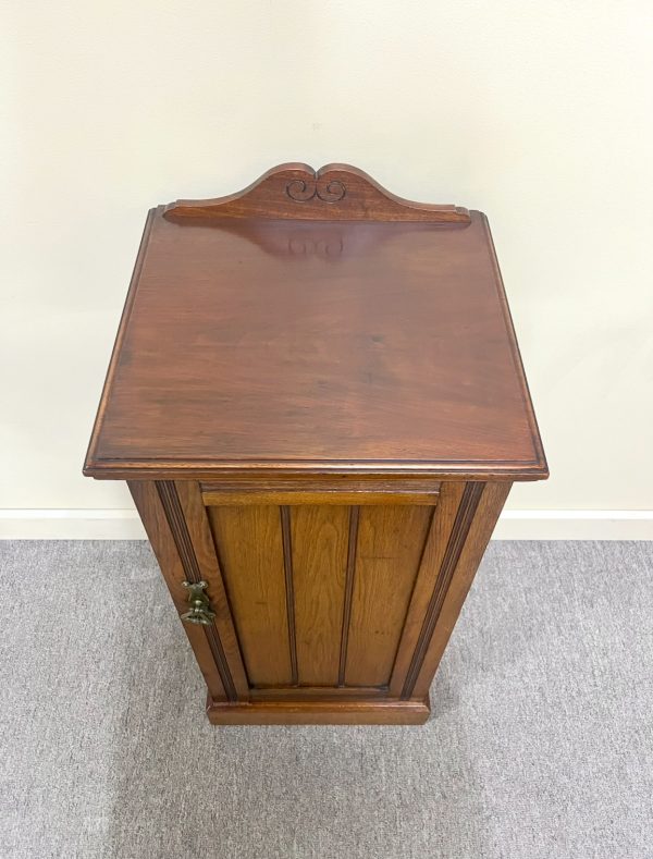 Edwardian Walnut Bedside Cabinet
