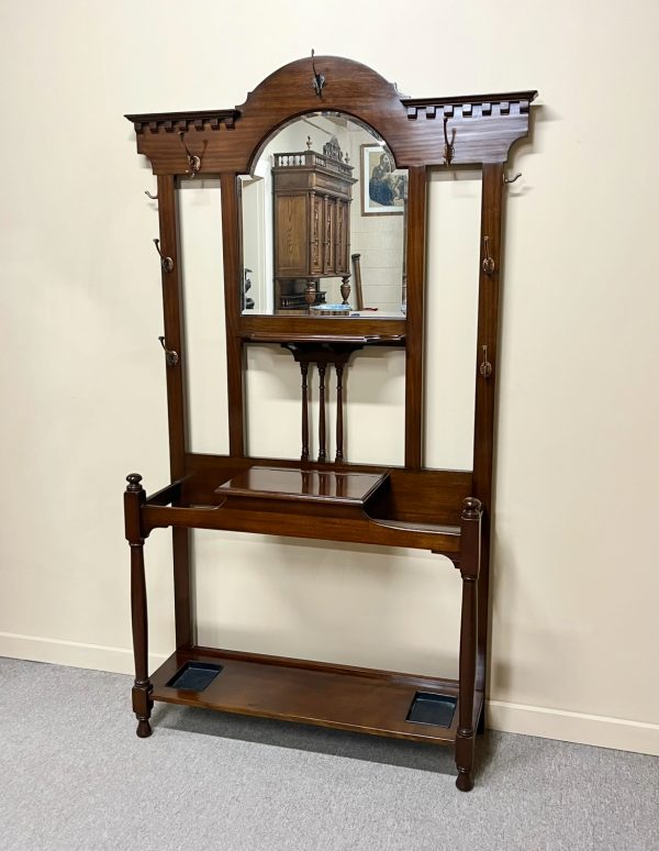Arts & Crafts Mahogany Hallstand