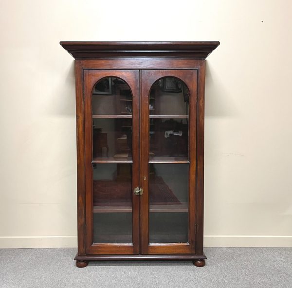 Small Victorian Cedar 2-door Bookcase