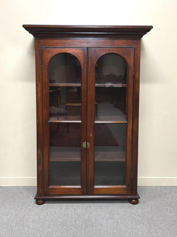 Small Victorian Cedar 2-door Bookcase