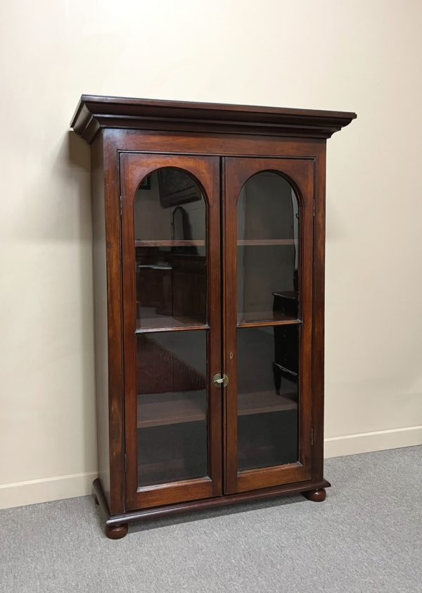 Small Victorian Cedar 2-door Bookcase