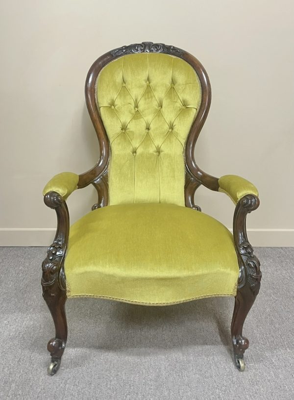 19th Century Walnut Armchair