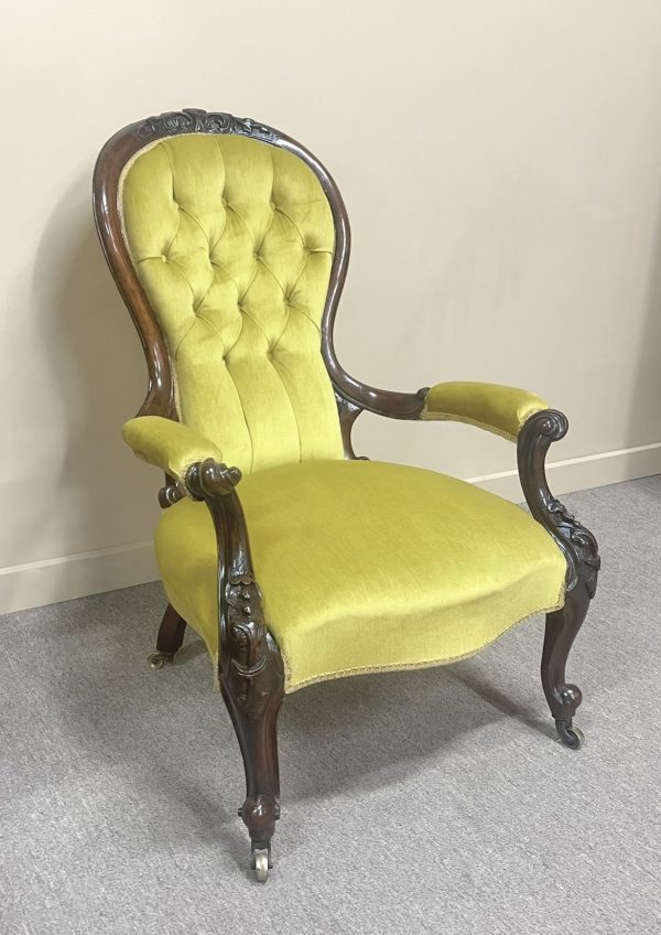 19th Century Walnut Armchair