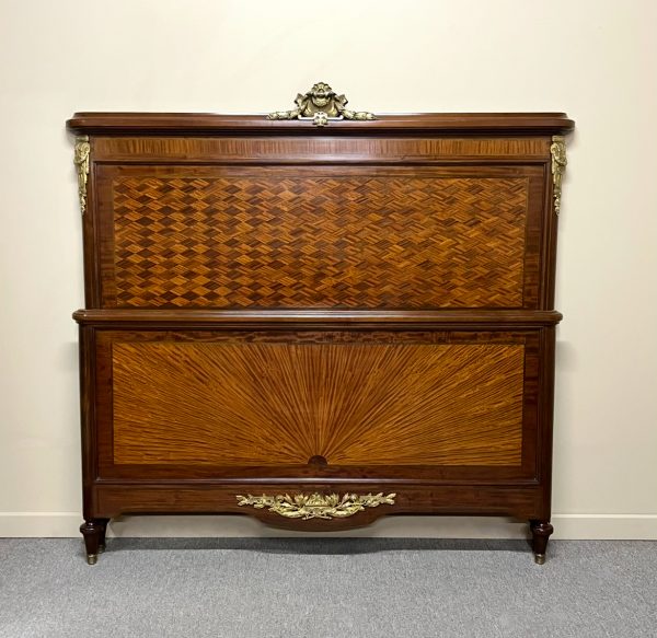 French Parquetry Queen Size Bed