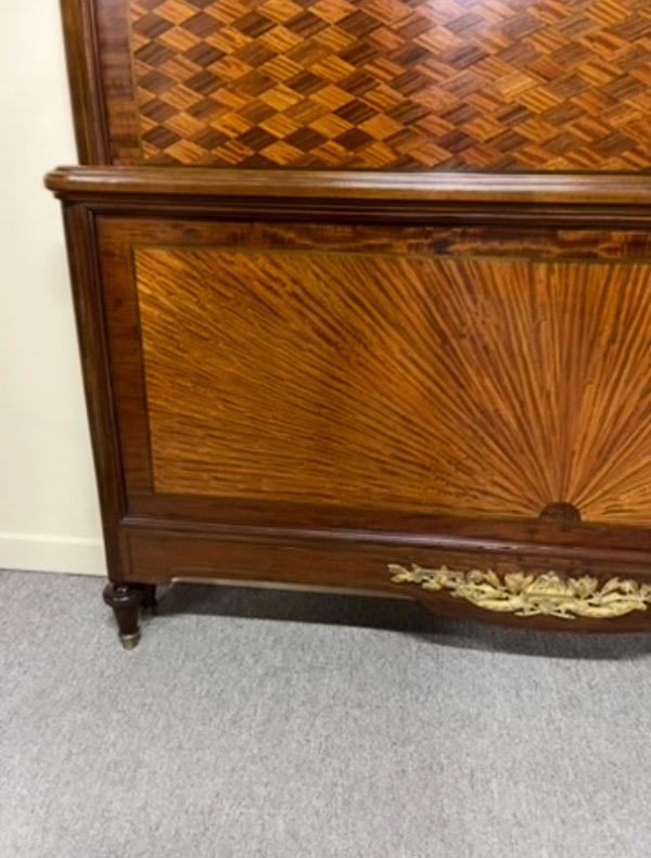 French Parquetry Queen Size Bed