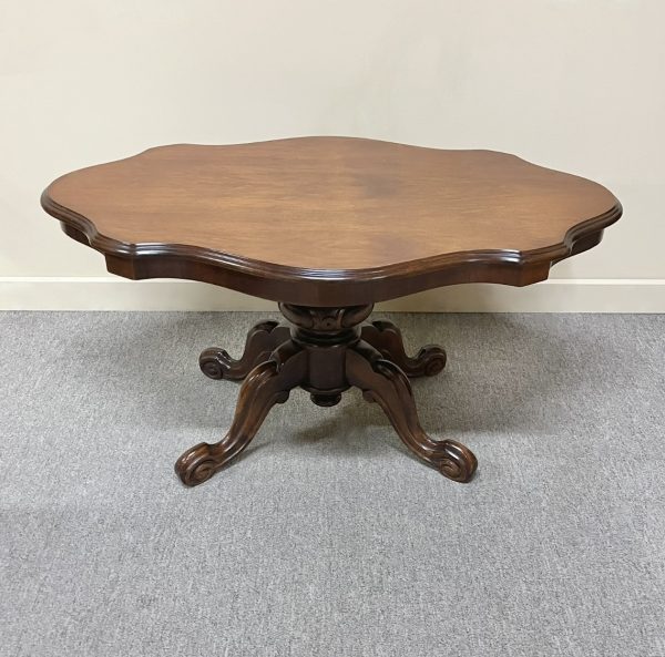 Mahogany Pedestal Coffee Table