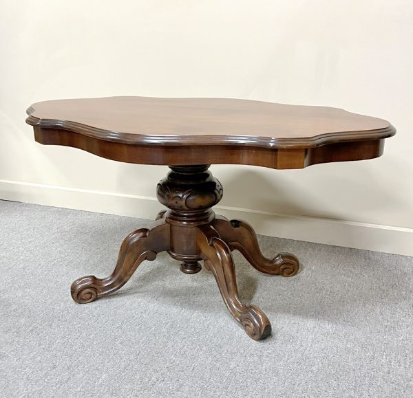 Mahogany Pedestal Coffee Table