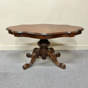 Mahogany Pedestal Coffee Table