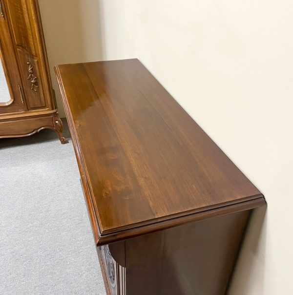 Edwardian Walnut 2-Door Sideboard