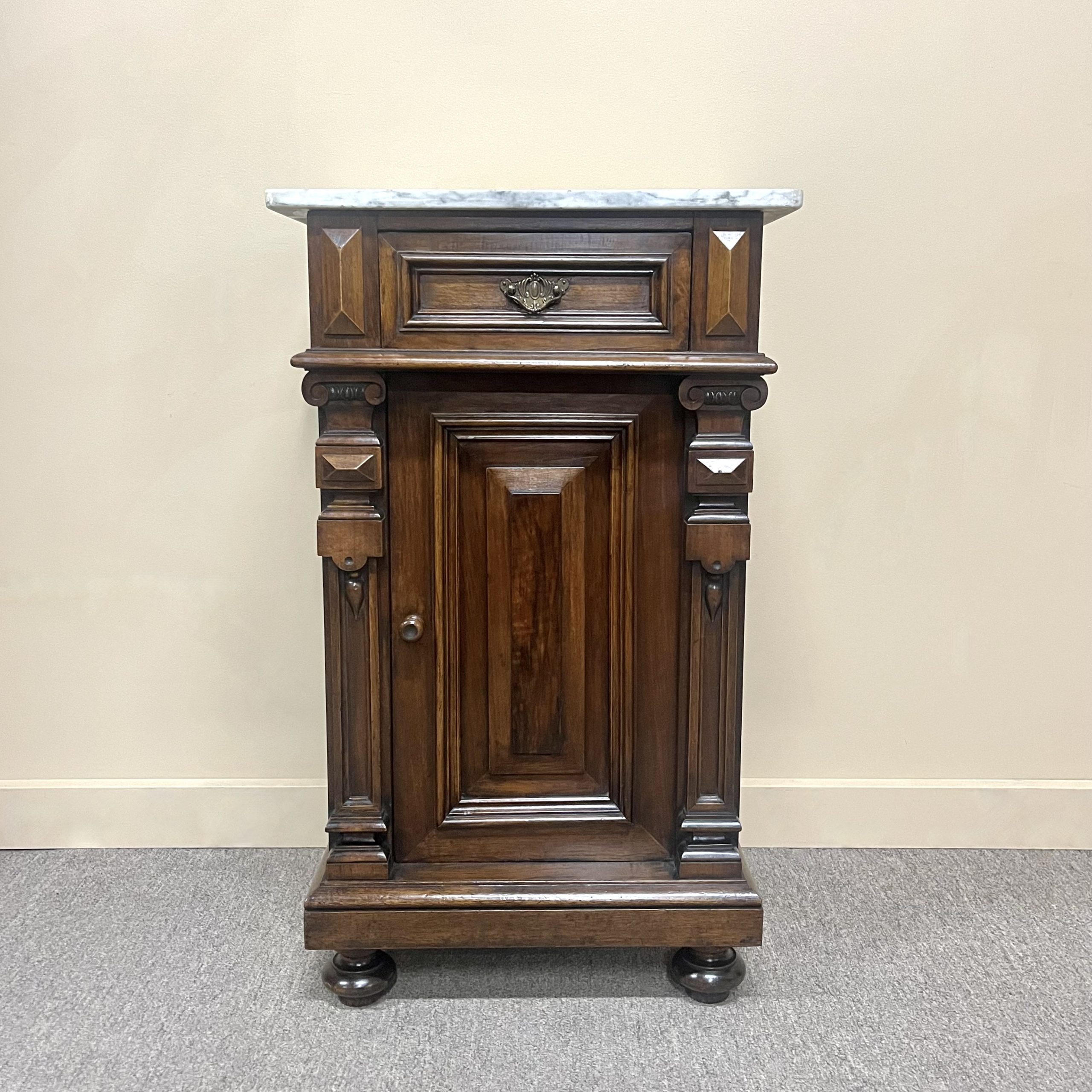 19th Century French Bedside Cabinet