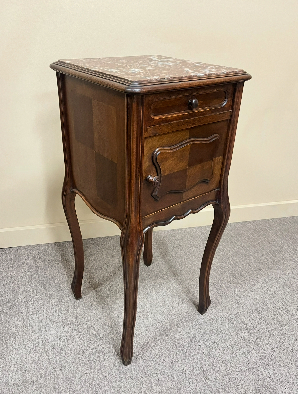 19th Century French Rosewood Bedside Cabinet 19th Century French Rosewood Bedside Cabinet