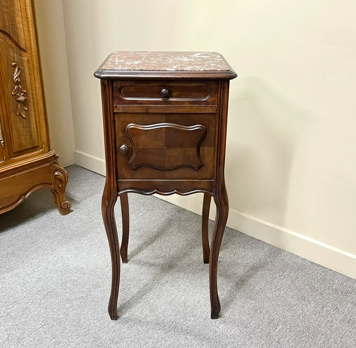 19th Century French Rosewood Bedside Cabinet