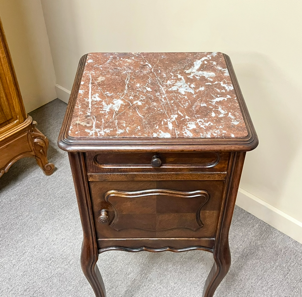 19th Century French Rosewood Bedside Cabinet 19th Century French Rosewood Bedside Cabinet
