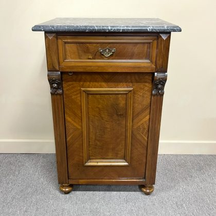 19th Century Walnut Bedside Cabinet