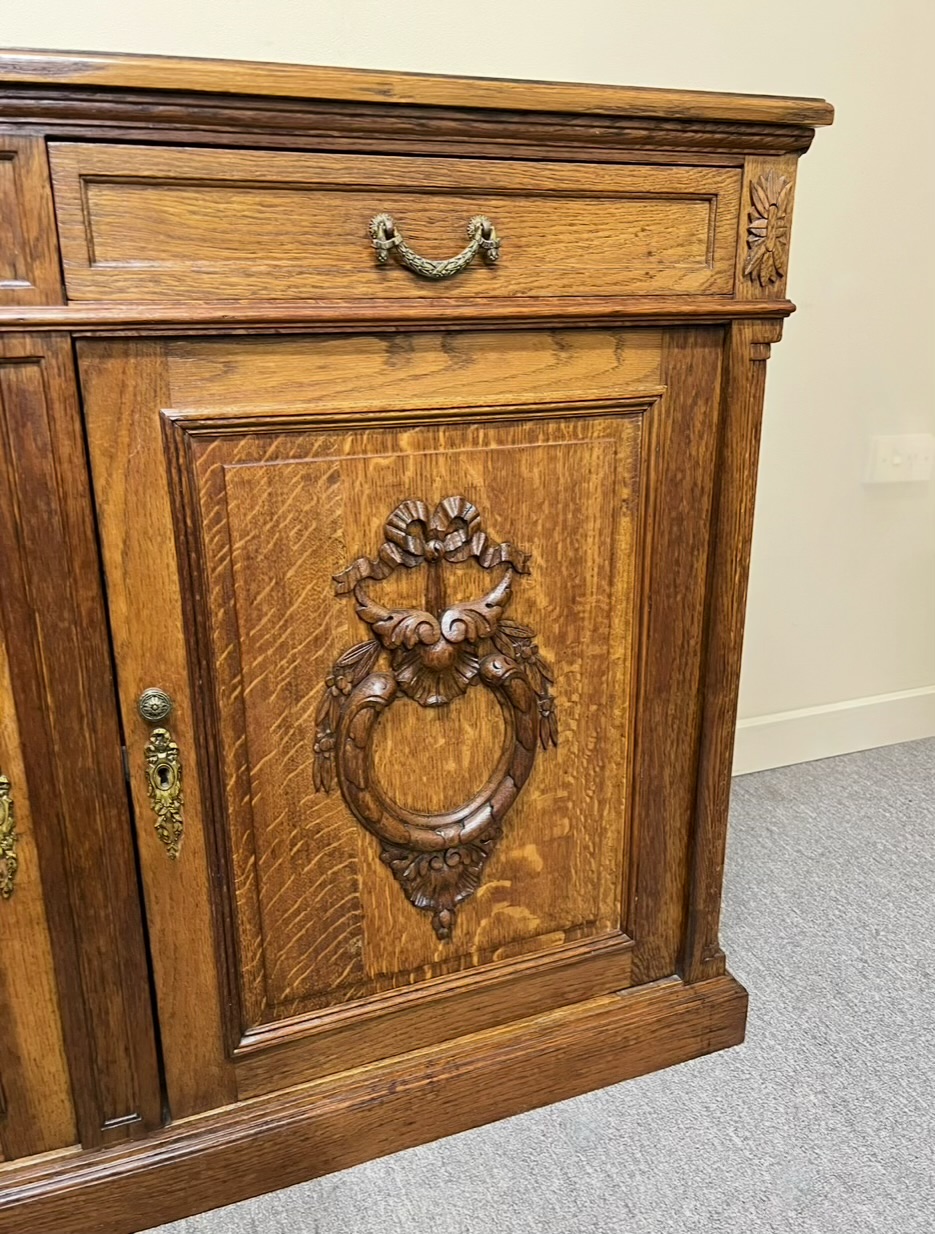 French Oak 2-Door Buffet French Oak 2-Door Buffet