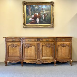 French Oak 4-Door Buffet French Oak 4-Door Buffet