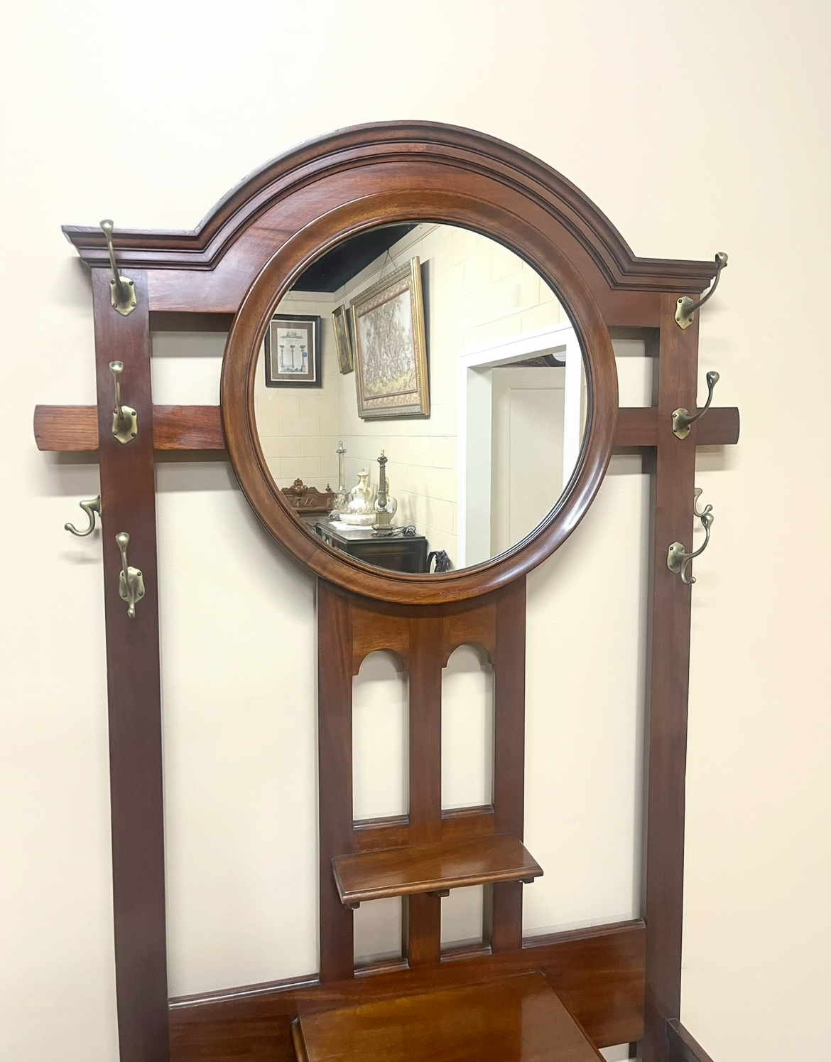 English Arts & Crafts Mahogany Hallstand English Arts & Crafts Mahogany Hallstand