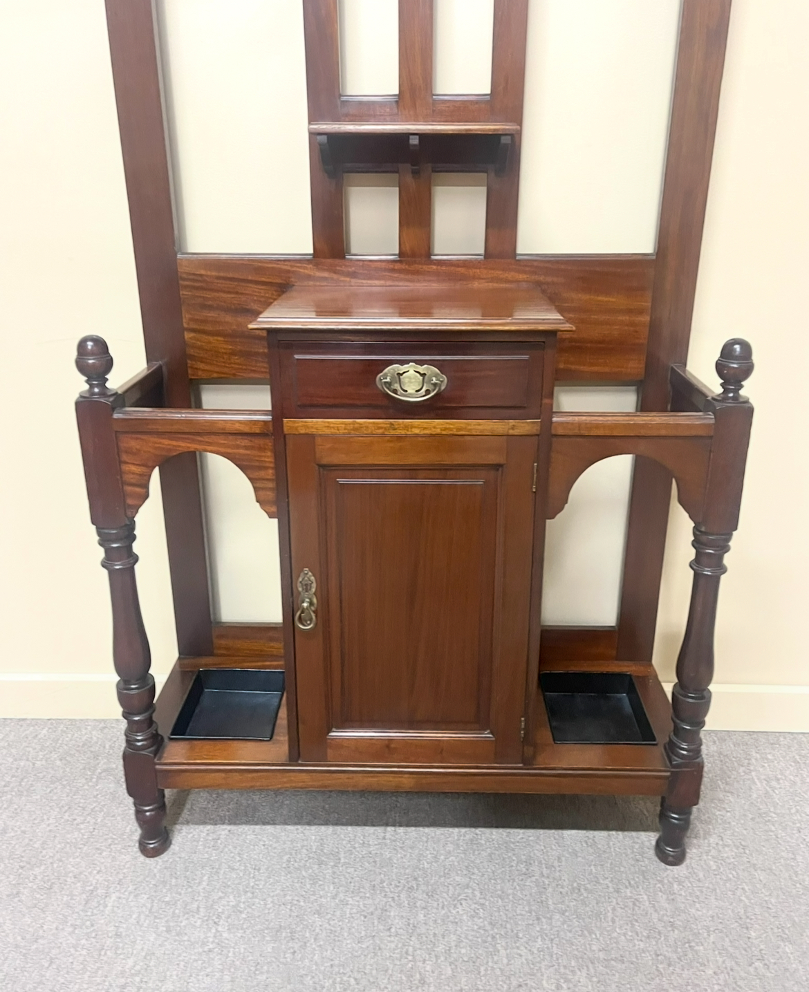 English Arts & Crafts Mahogany Hallstand English Arts & Crafts Mahogany Hallstand