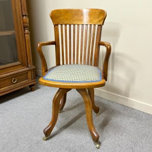 Antique English Swivel Desk Chair Antique English Swivel Desk Chair